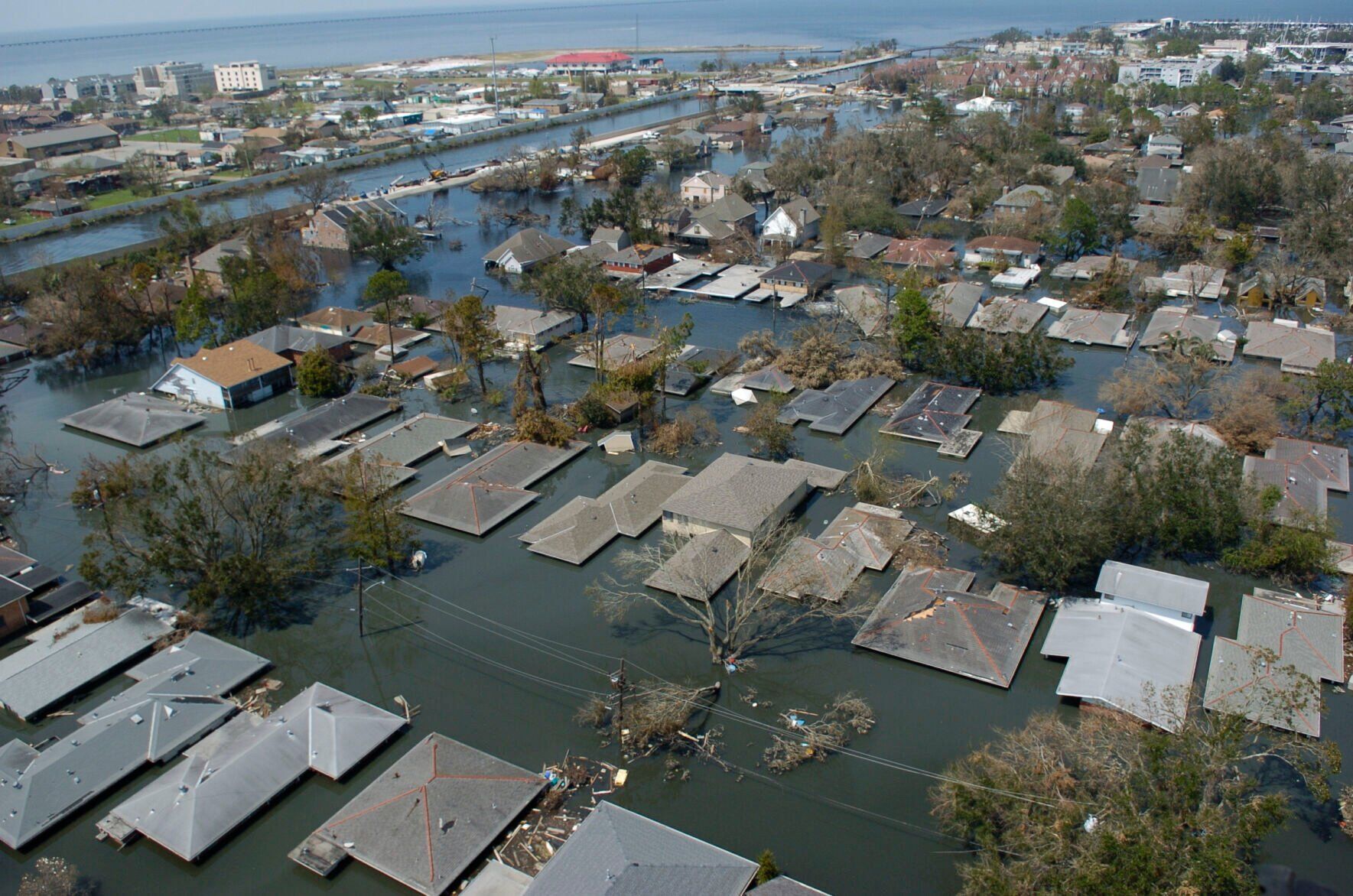 See how much Hurricane Katrina damage was covered in different parts of New Orleans on this map